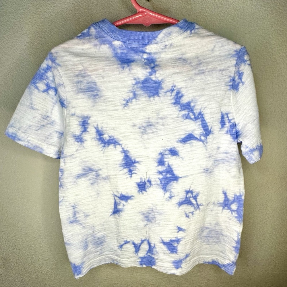 Baby Gap S/S Blue White Tie-Dye Mickey Mouse Graphic Tee T-Shirt Sz 5 years NWOT - Picture 2 of 5